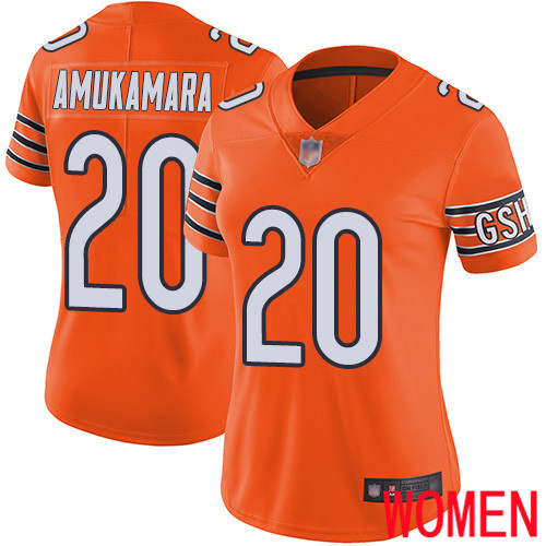 Chicago Bears Limited Orange Women Prince Amukamara Alternate Jersey NFL Football #20 Vapor Untouchable->youth nfl jersey->Youth Jersey